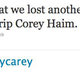 Illustration for article titled Celebs Mourn The Loss Of Corey Haim